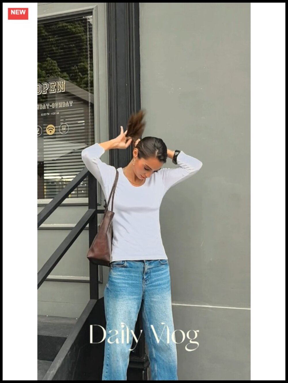 Women's 3/4 Sleeve Scoop Neck Cotton Slim Fit Basic T-Shirt - Picture 6 of 6